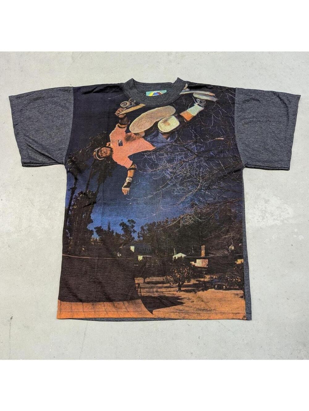 Vintage Skate Boarder Jumbo print t-shirt